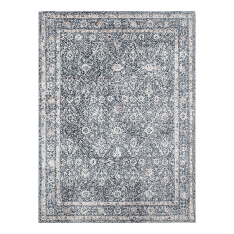 Nourison Home Astra Machine Washable 4' x 6' Dark Blue   Area Rug