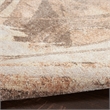 Nourison Home Astra Machine Washable 4' x 6' Beige   Area Rug