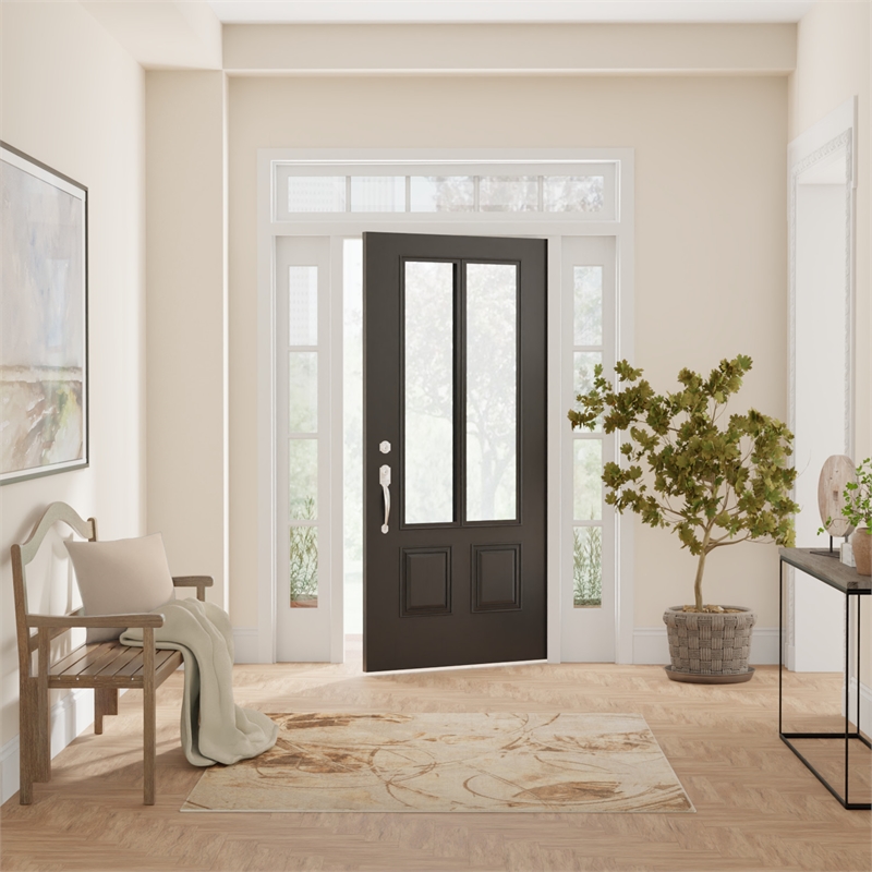 Nourison Home Astra Machine Washable 4' x 6' Beige   Area Rug