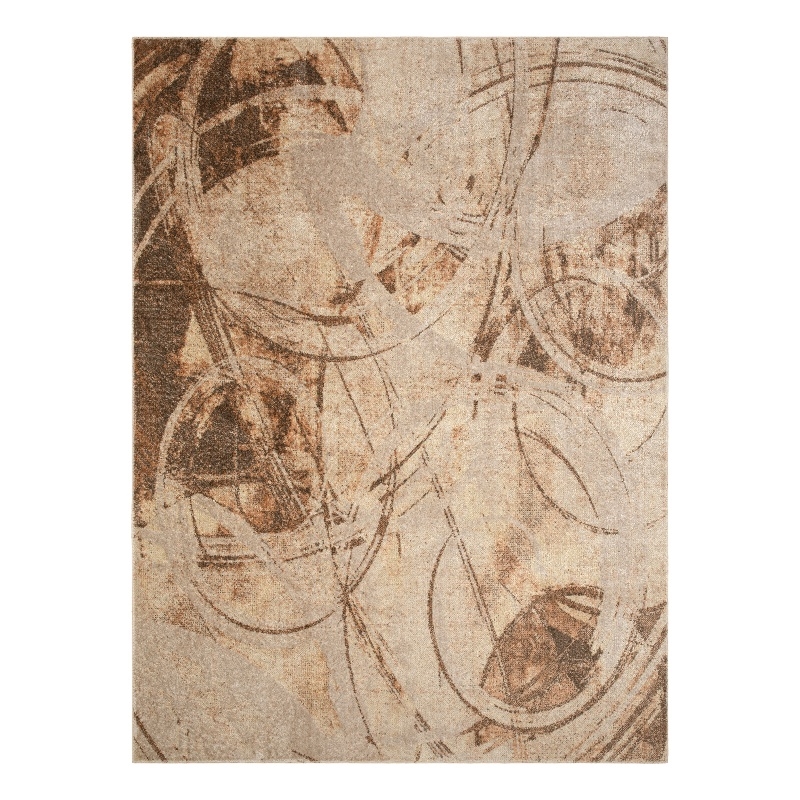 Nourison Home Astra Machine Washable 4' x 6' Beige   Area Rug