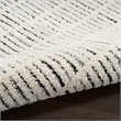 Nourison Home Cozy Modern 9' x 12' Ivory Black   Area Rug