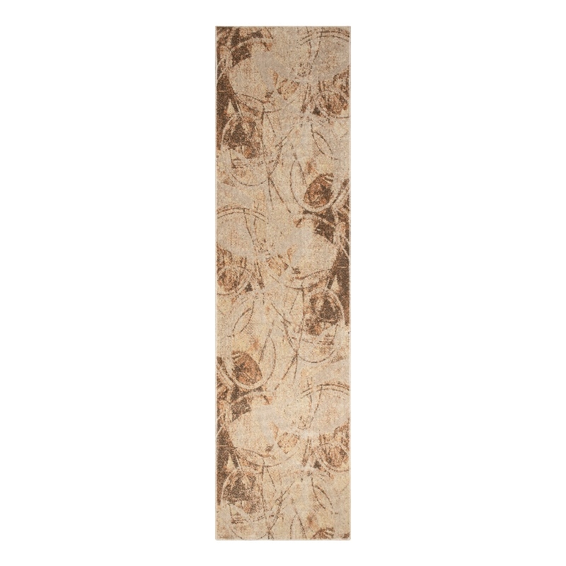 Nourison Home Astra Machine Washable 6' Runner Beige   Area Rug