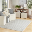 Nourison Home Casual 4' x 6' Light Grey   Area Rug
