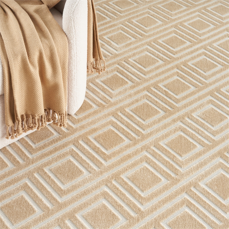 Nourison Home Casual 7' x 9' Taupe   Area Rug