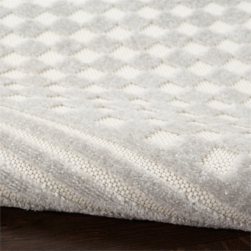 Nourison Home Casual 7' x 9' Light Grey   Area Rug