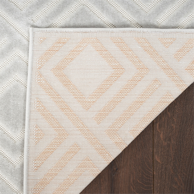 Nourison Home Casual 5' x 7' Light Grey   Area Rug