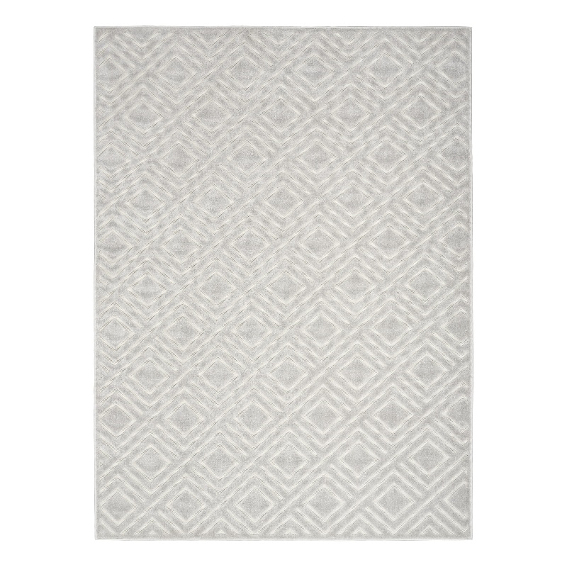 Nourison Home Casual 5' x 7' Light Grey   Area Rug