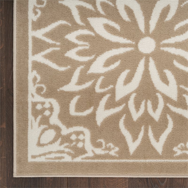 Nourison Home Jubilant 9' x 12' Taupe   Area Rug