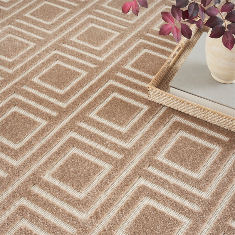 Nourison Home Casual 4' x 6' Brown   Area Rug