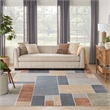 Nourison Astra Machine Washable 10' x 14' Multi-Color Fabric Area Rug
