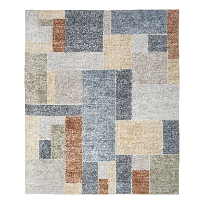 Nourison Astra Machine Washable 10' x 14' Multi-Color Fabric Area Rug