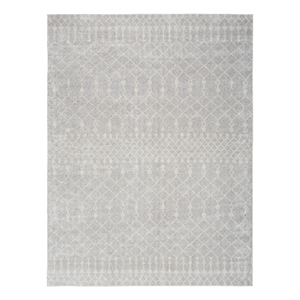Nourison Astra Machine Washable 10' x 14' Gray Fabric Area Rug