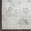 Nourison Astra Machine Washable 4' x 6' Ivory  Fabric Area Rug