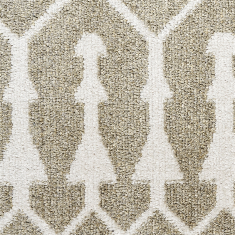 Nourison Astra Machine Washable 4' x 6' Sage Fabric Area Rug
