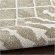 Nourison Astra Machine Washable 4' x 6' Sage Fabric Area Rug