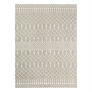 Nourison Astra Machine Washable 4' x 6' Sage Fabric Area Rug