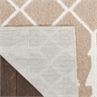Nourison Astra Machine Washable 3' x 5' Taupe Fabric Area Rug