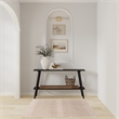 Nourison Astra Machine Washable 3' x 5' Taupe Fabric Area Rug