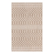 Nourison Astra Machine Washable 3' x 5' Taupe Fabric Area Rug