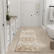 Nourison Astra Machine Washable 6' Runner Copper Fabric Area Rug