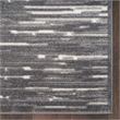 Nourison Casual 6' Runner Gray Fabric Area Rug