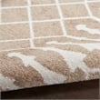 Nourison Astra Machine Washable 8' Runner Taupe Fabric Area Rug