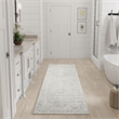 Nourison Astra Machine Washable 8' Runner Gray Fabric Area Rug