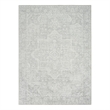 Nourison Astra Machine Washable 5' x 7' Gray Fabric Area Rug