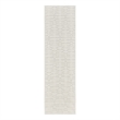 Nourison Casual 6' Runner Ivory Fabric Area Rug