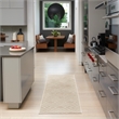 Nourison Casual 6' Runner Beige Fabric Area Rug