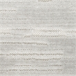 Nourison Casual 6' Runner Light Gray Fabric Area Rug