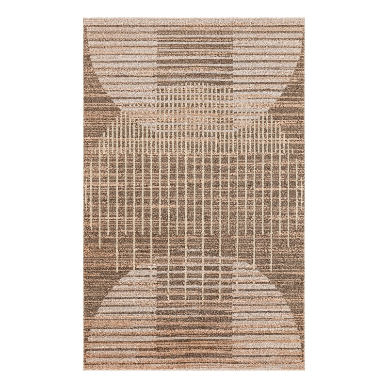 Nourison Astra Machine Washable 3' x 5' Latte Fabric Area Rug