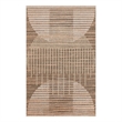 Nourison Astra Machine Washable 3' x 5' Latte Fabric Area Rug
