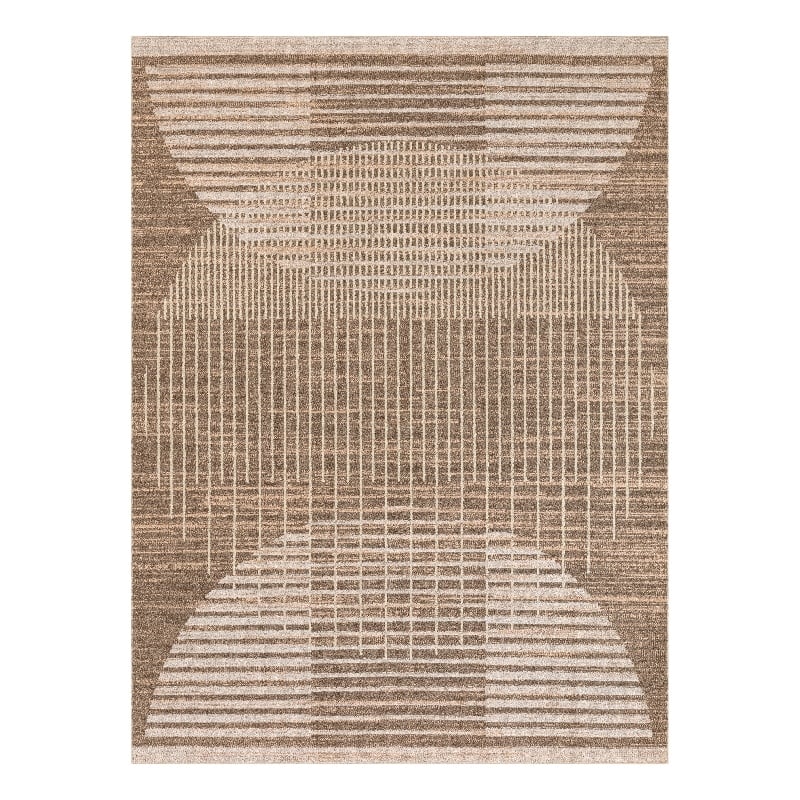 Nourison Astra Machine Washable 4' x 6' Latte Fabric Area Rug