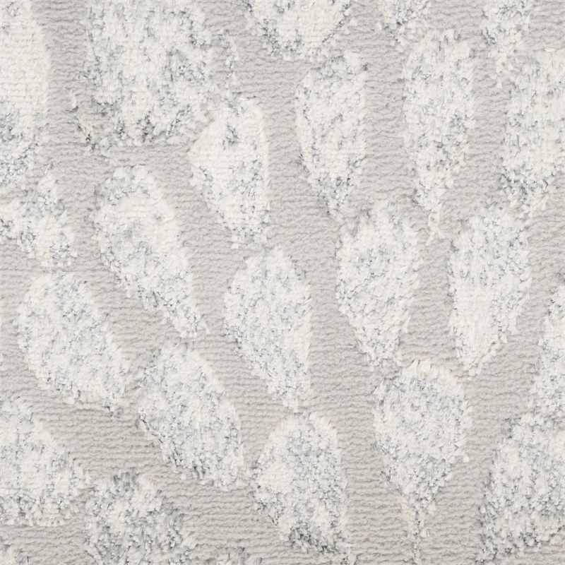 Nourison Ambiance 5' x 7' Gray Silver Fabric Area Rug