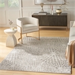 Nourison Ambiance 5' x 7' Gray Silver Fabric Area Rug