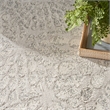 Nourison Ambiance 5' x 7' Gray Silver Fabric Area Rug
