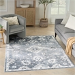 Nourison Astra Machine Washable 4' x 6' Denim Fabric Area Rug