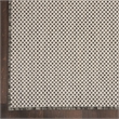 Nourison Courtyard 6' Runner Ivory Charcoal Fabric Area Rug