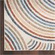 Nourison Astra Machine Washable 12' x 15' Ivory Multi-Color Fabric Area Rug
