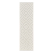 Nourison Casual 6' Runner Ivory Fabric Area Rug
