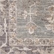 Nourison Asher 4' x 6' Blue Ivory Fabric Area Rug