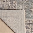 Nourison Asher 4' x 6' Blue Ivory Fabric Area Rug