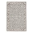 Nourison Asher 4' x 6' Blue Ivory Fabric Area Rug