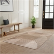 Nourison Astra Machine Washable 5' x 7' Latte Fabric Area Rug