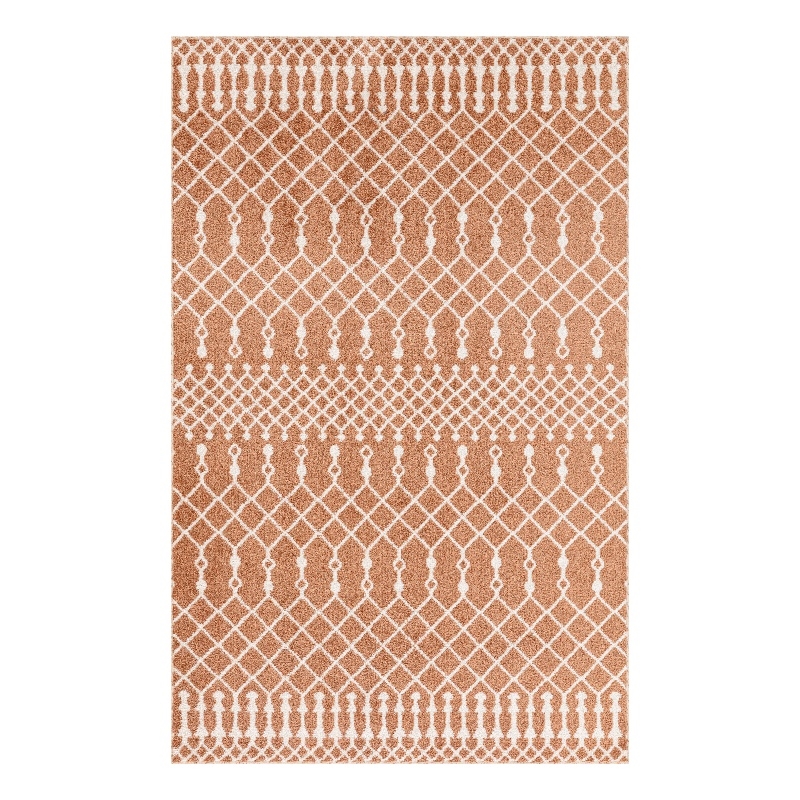 Nourison Astra Machine Washable 3' x 5' Copper Fabric Area Rug