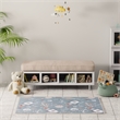 Nourison Astra Machine Washable 3' x 5' Blue Multi-Color Fabric Area Rug