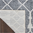 Nourison Astra Machine Washable 6' Runner Denim Fabric Area Rug