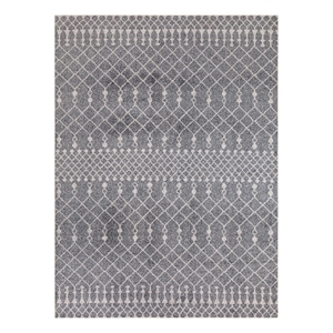 Nourison Astra Machine Washable 4' x 6' Denim Fabric Area Rug