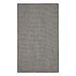Nourison Courtyard 2' x 3' Black White Fabric Area Rug